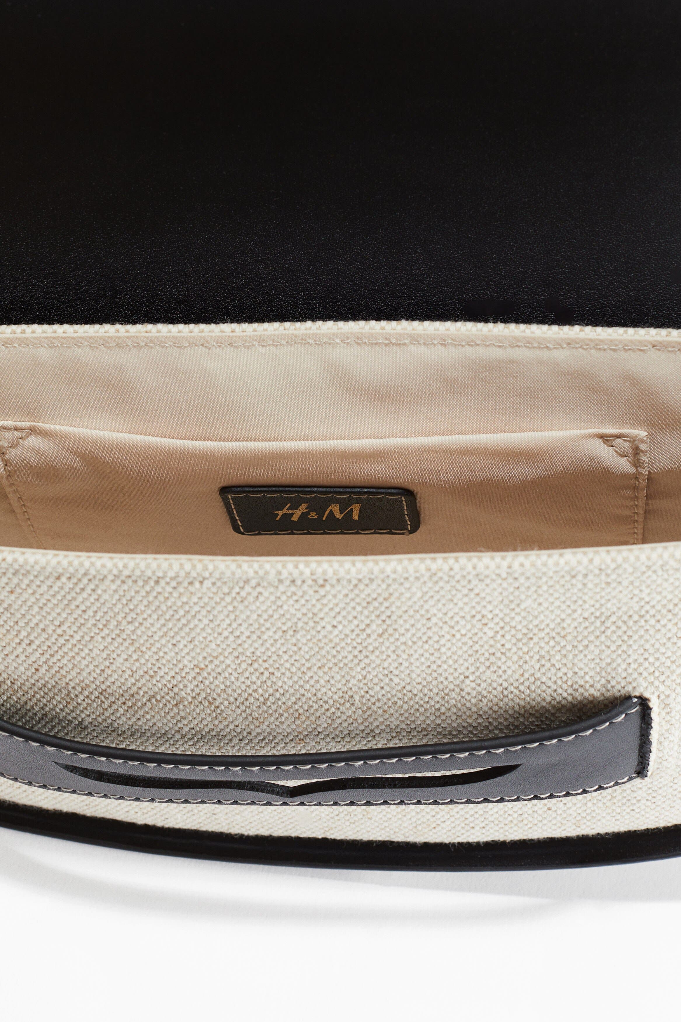 H&M Shoulder Bag, Alternate, color, Cream/Black