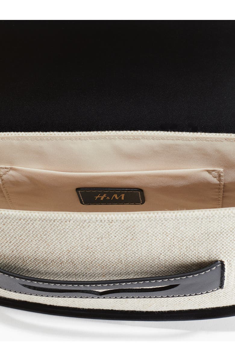 H&M Shoulder Bag, Alternate, color, Cream/Black