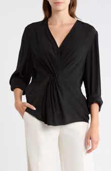 BOSS Bawari Twist Front Cotton Shirt