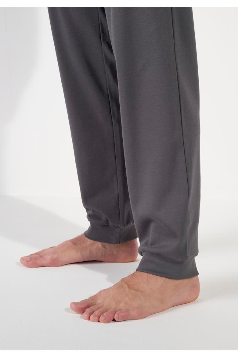 Aloys Long Pajama Set, Alternate, color, Dark Grey Print