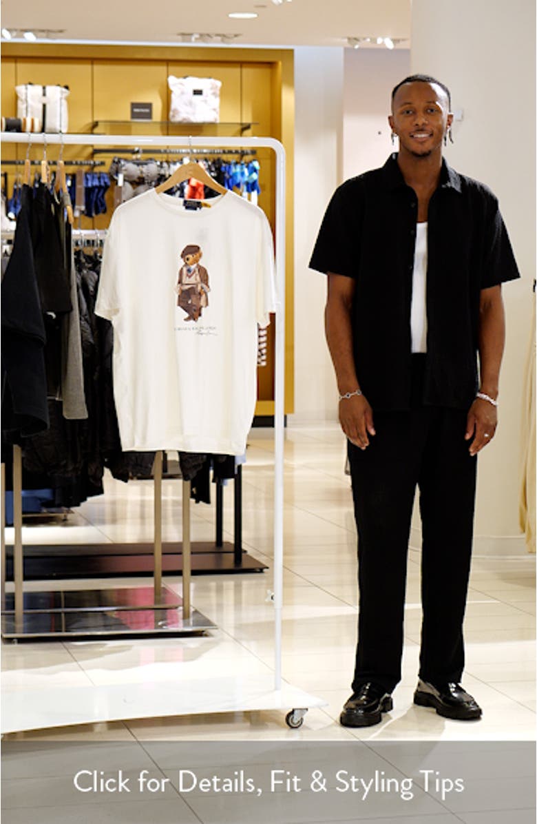 Polo Bear Classic Fit Graphic T-Shirt, sales video thumbnail