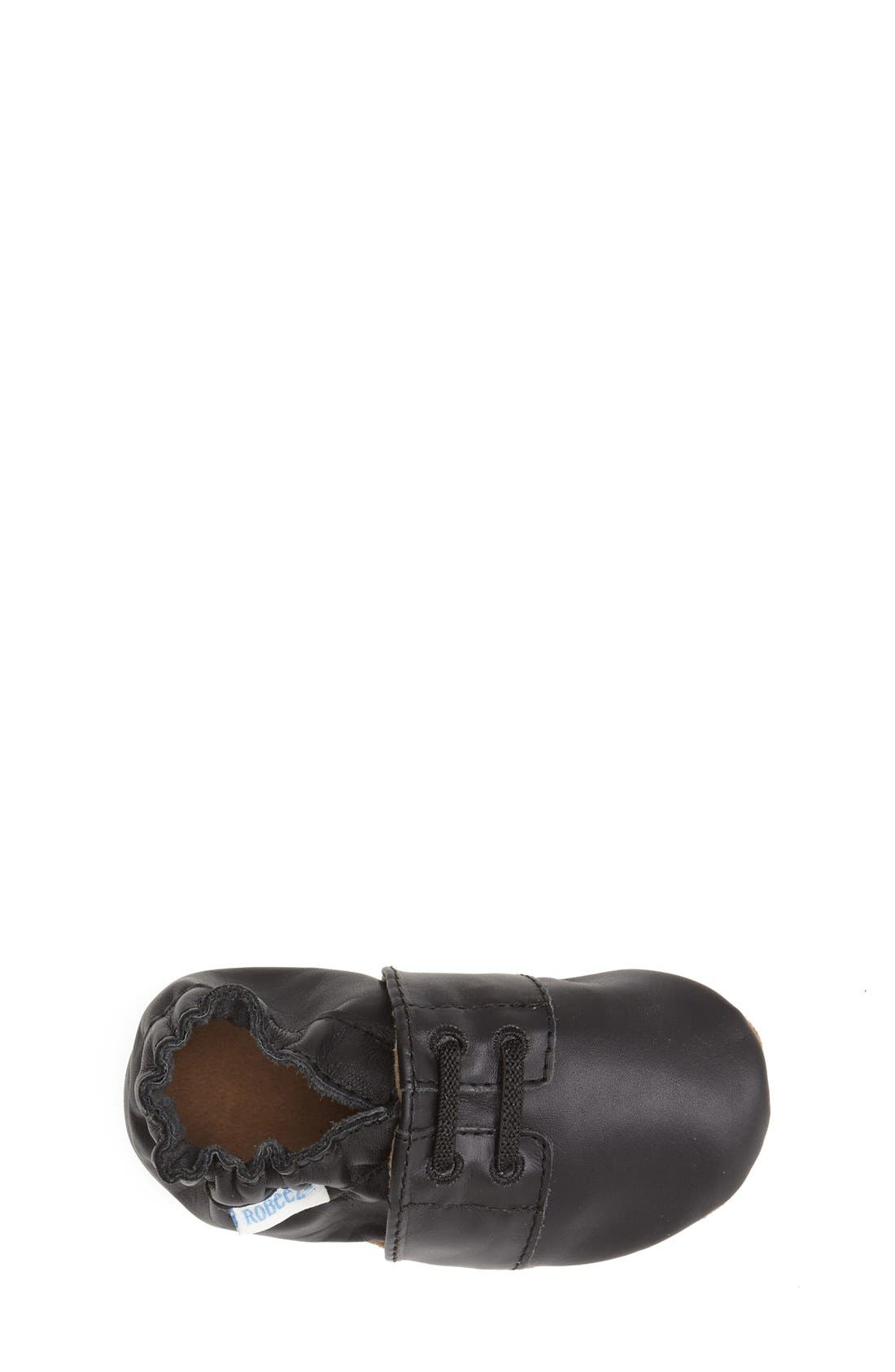 Special Occasion Crib Shoe, Alternate, color, BLACK