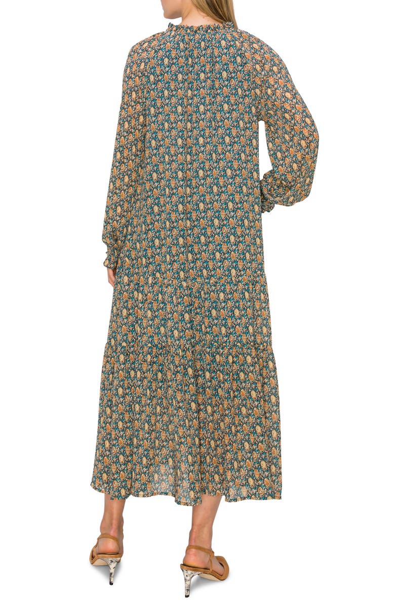 MELLODAY Neck Tie Maxi Dress, Alternate, color, 