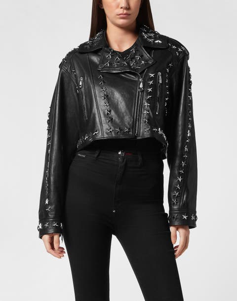 Leather Biker Women