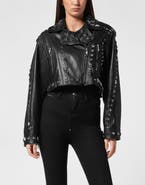 PHILIPP PLEIN Leather Biker Women