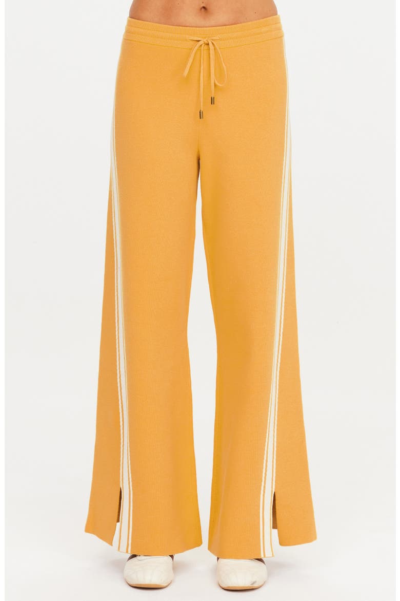 Bonito Moby Wide Leg Knit Pants, Main, color, YELLOW