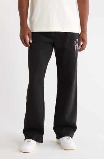 Logo Cotton Fleece Cutoff Sweatpants