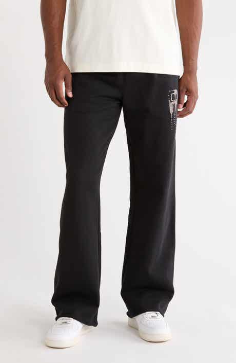 Logo Cotton Fleece Cutoff Sweatpants