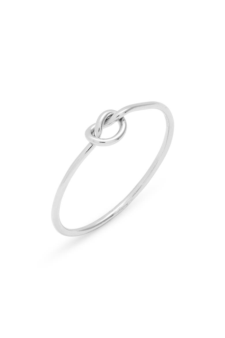 Knot Ring, Main, color, STERLING SILVER