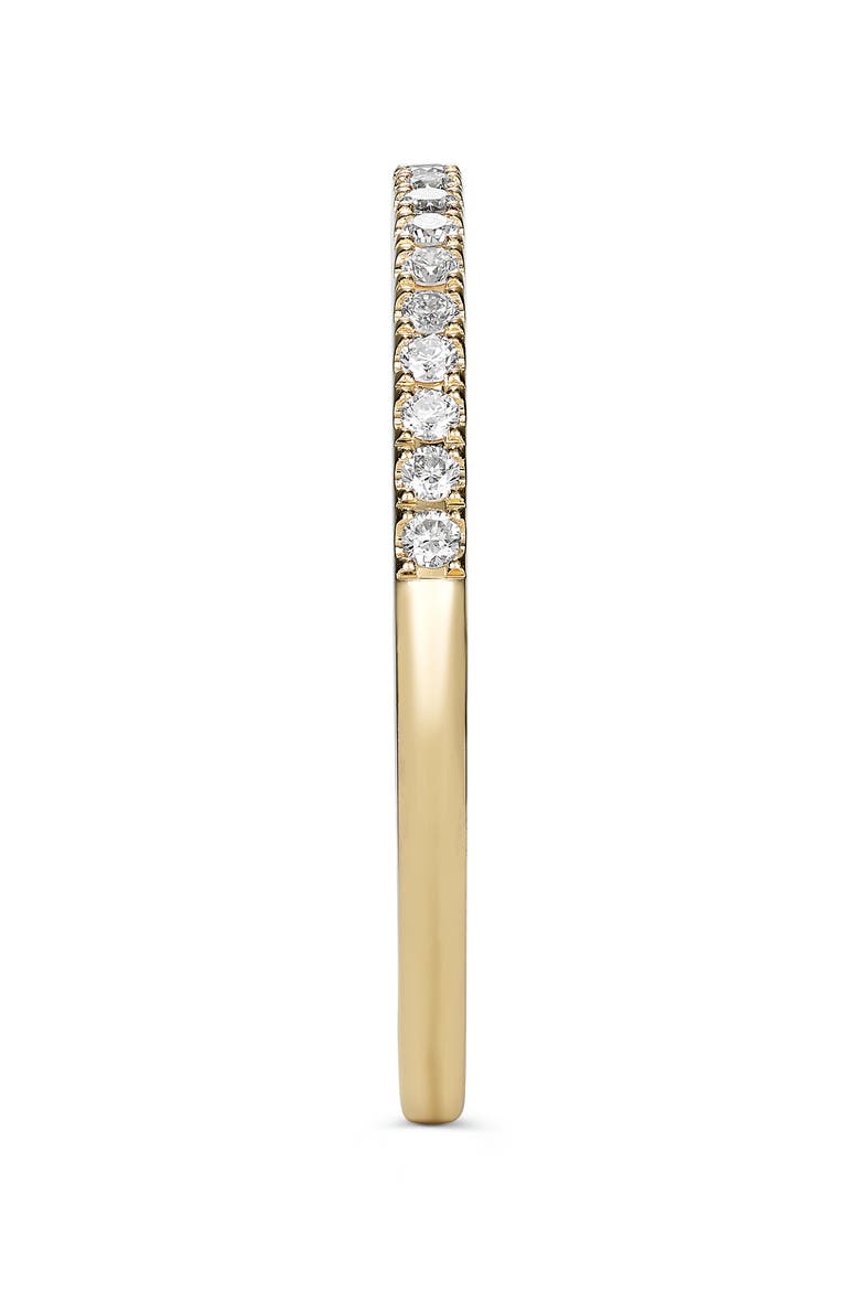 0.25-Carat Pavé Lab Created Diamond Ring, Alternate, color, 14K YELLOW GOLD