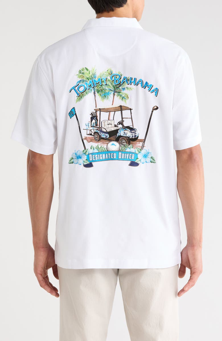 Tommy Bahama Coastal Ease Designated Driver IslandZone<sup>®</sup> Camp Shirt, Alternate, color, White