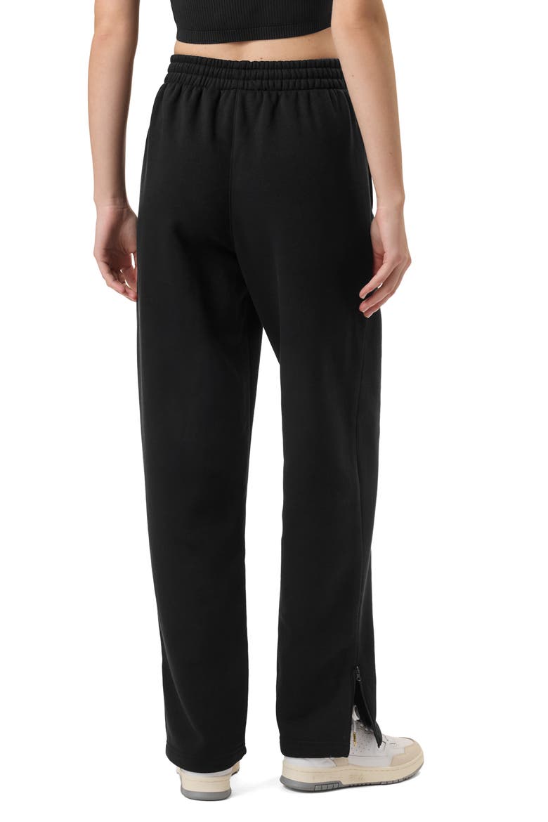 x Hailey Baggy Sweatpants, Alternate, color, BLACK