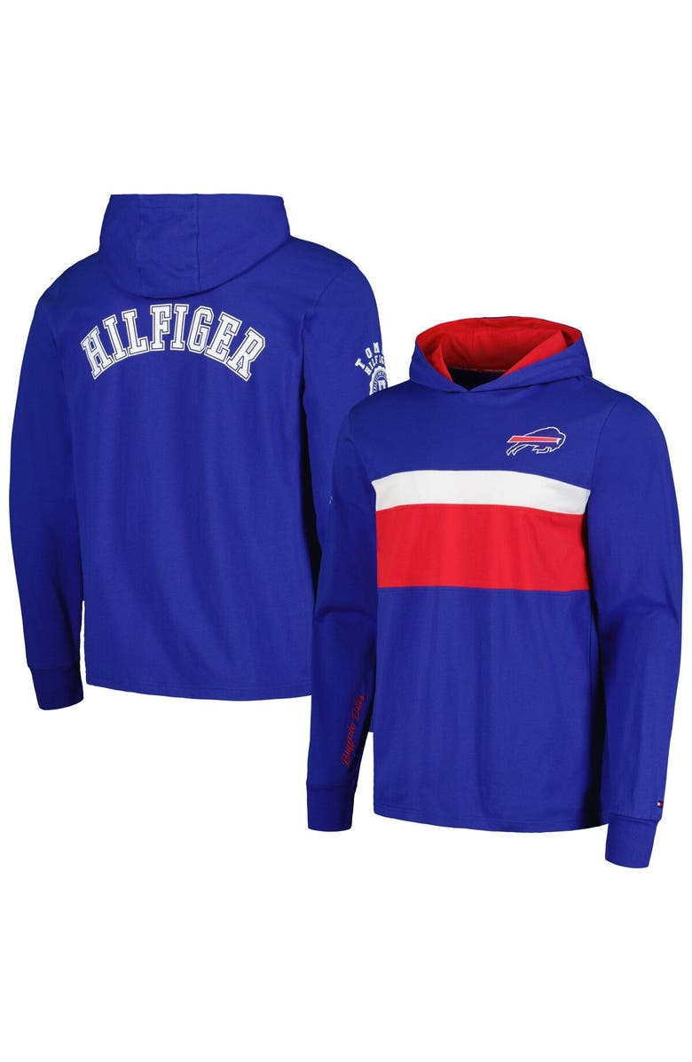 Tommy Hilfiger Men's Tommy Hilfiger Royal Buffalo Bills Morgan Long Sleeve Hoodie T-Shirt, Main, color, Royal
