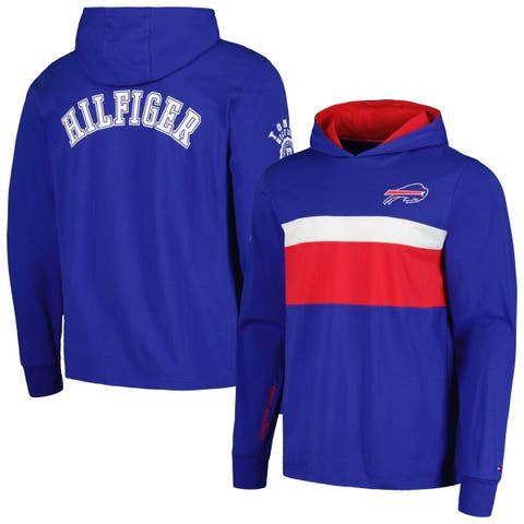 Men's Tommy Hilfiger  Royal Buffalo Bills Morgan Long Sleeve Hoodie T-Shirt