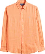 Polo Ralph Lauren Classic Fit Linen Button-Down Shirt