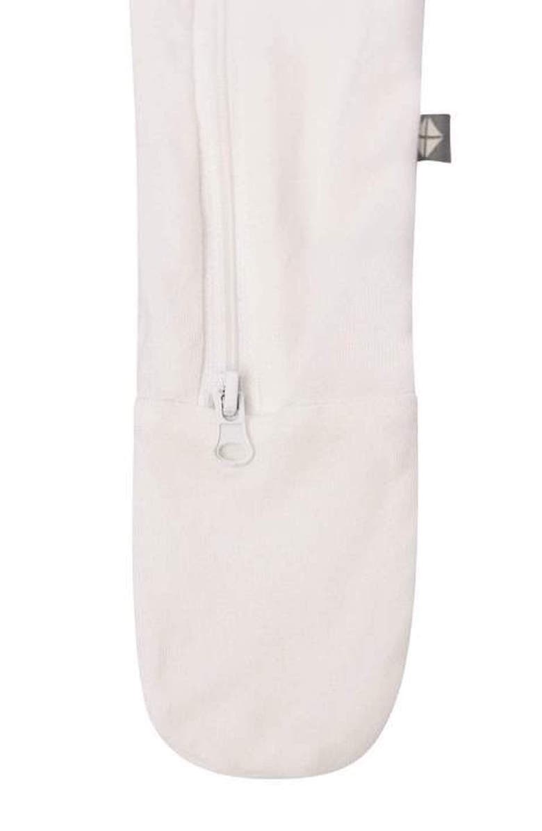 Kyte BABY Zip-Up Footie, Alternate, color, Cloud
