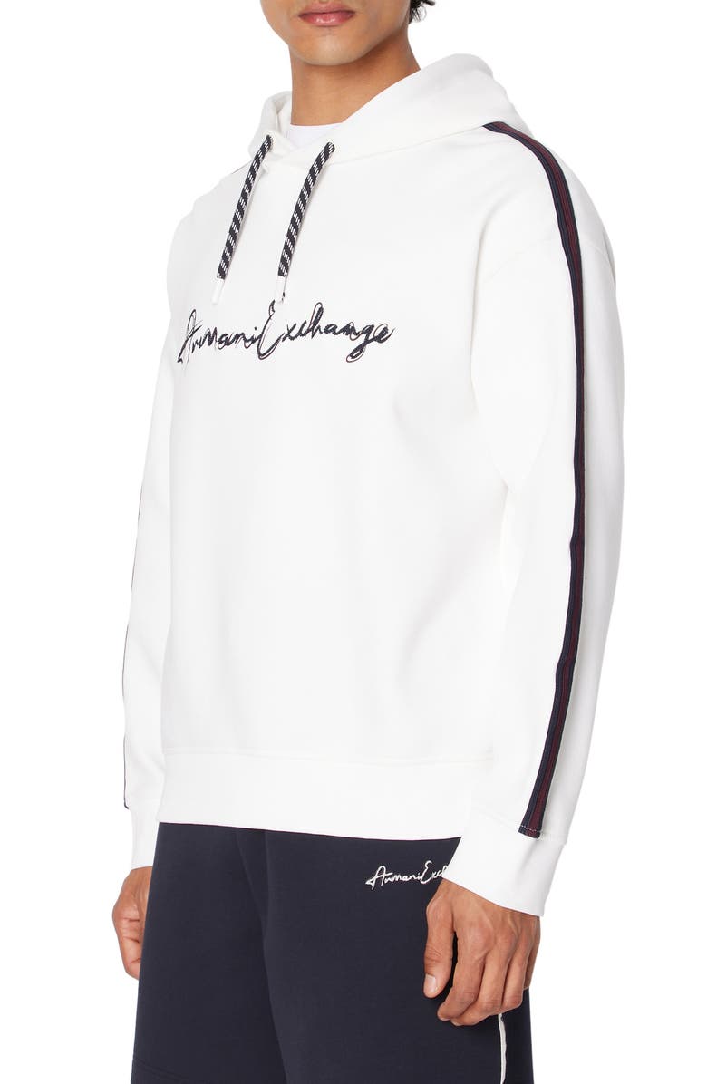 Armani Exchange Signature Logo Hoodie, Main, color,