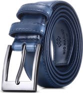 Mio Marino Dual Loop Leather Dress Belt