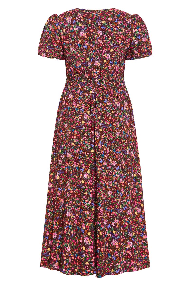 Aliya Floral Print Maxi Dress, Alternate, color, RODEO DITSY