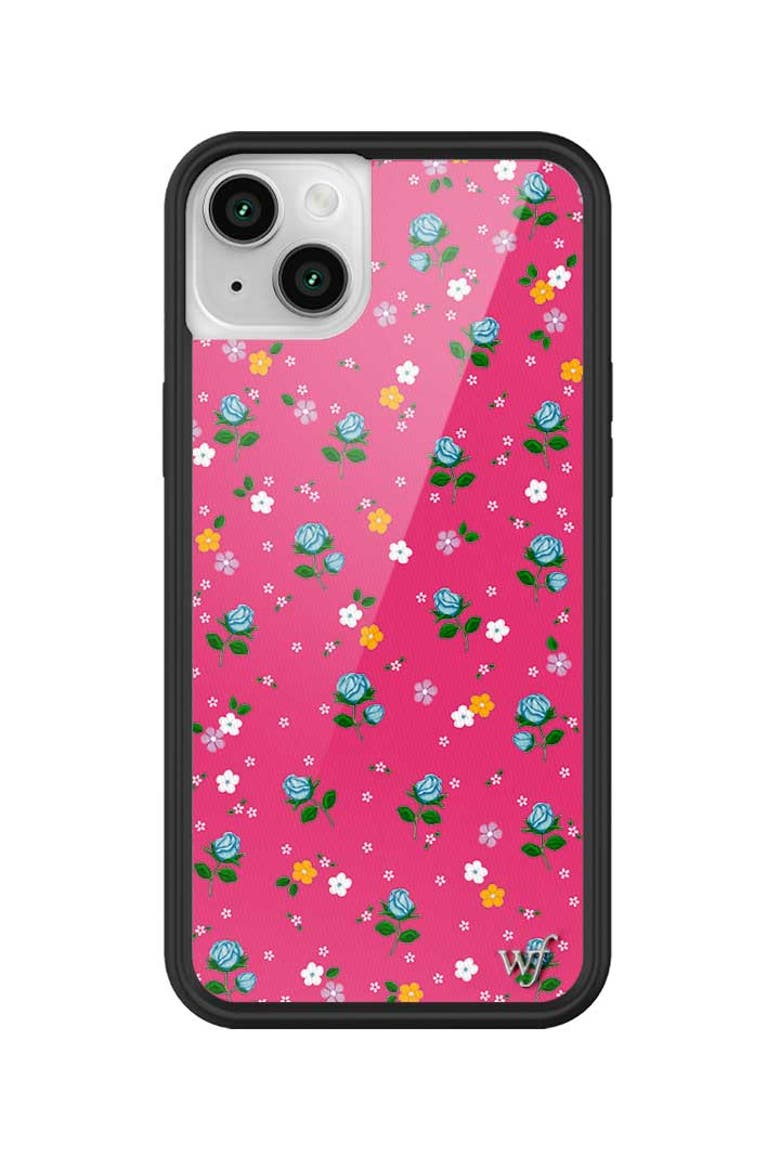 Pink Dainty Florals iPhone Case, Alternate, color, Pink