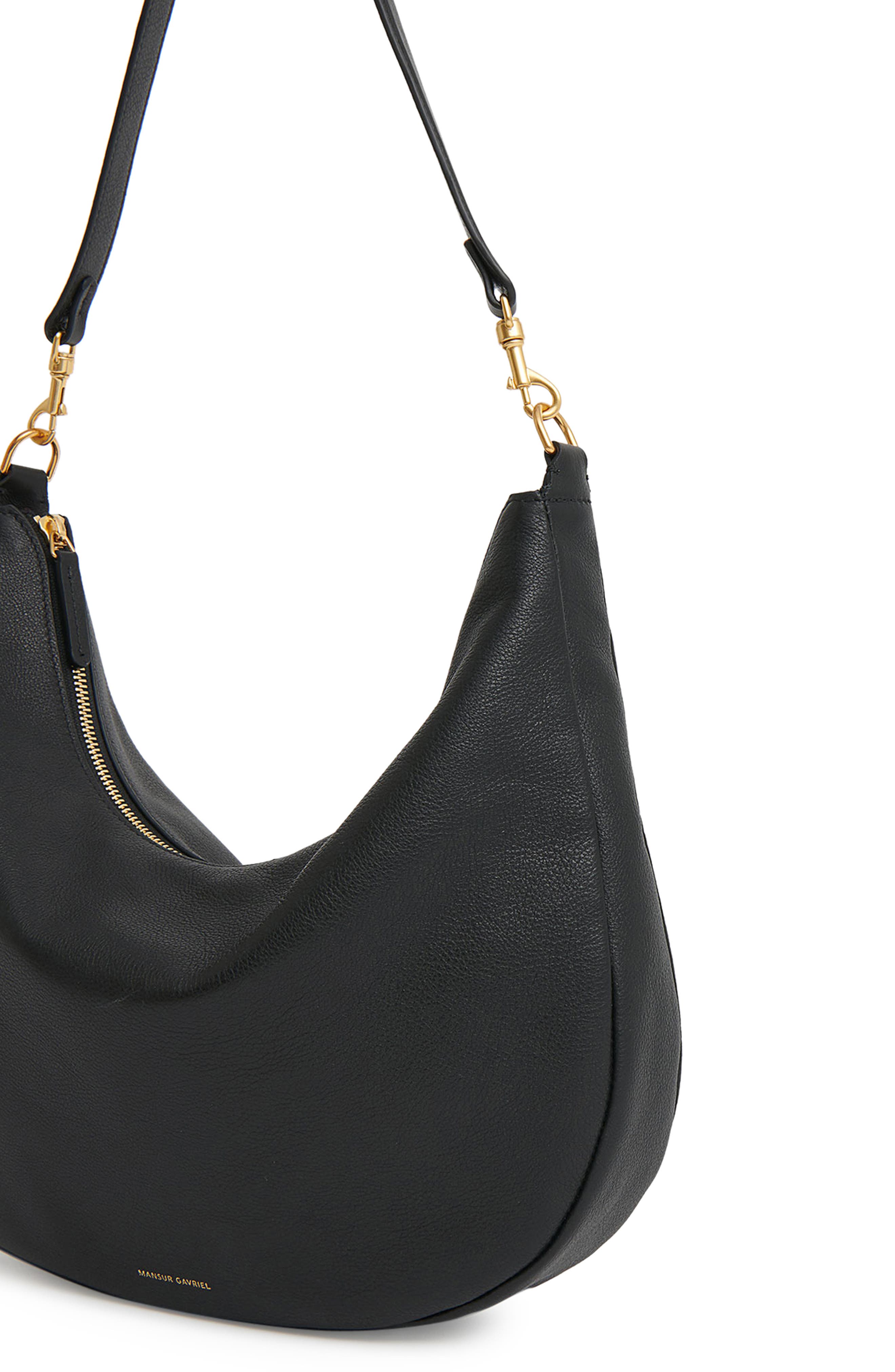 Mansur Gavriel Swing Leather Hobo Bag, Alternate, color, 