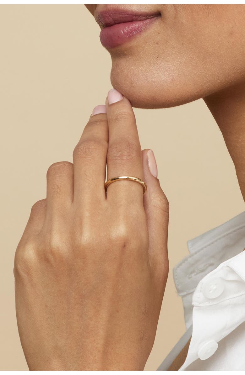 Oradina 14K Gold Stackable Everything Ring, Alternate, color, Gold