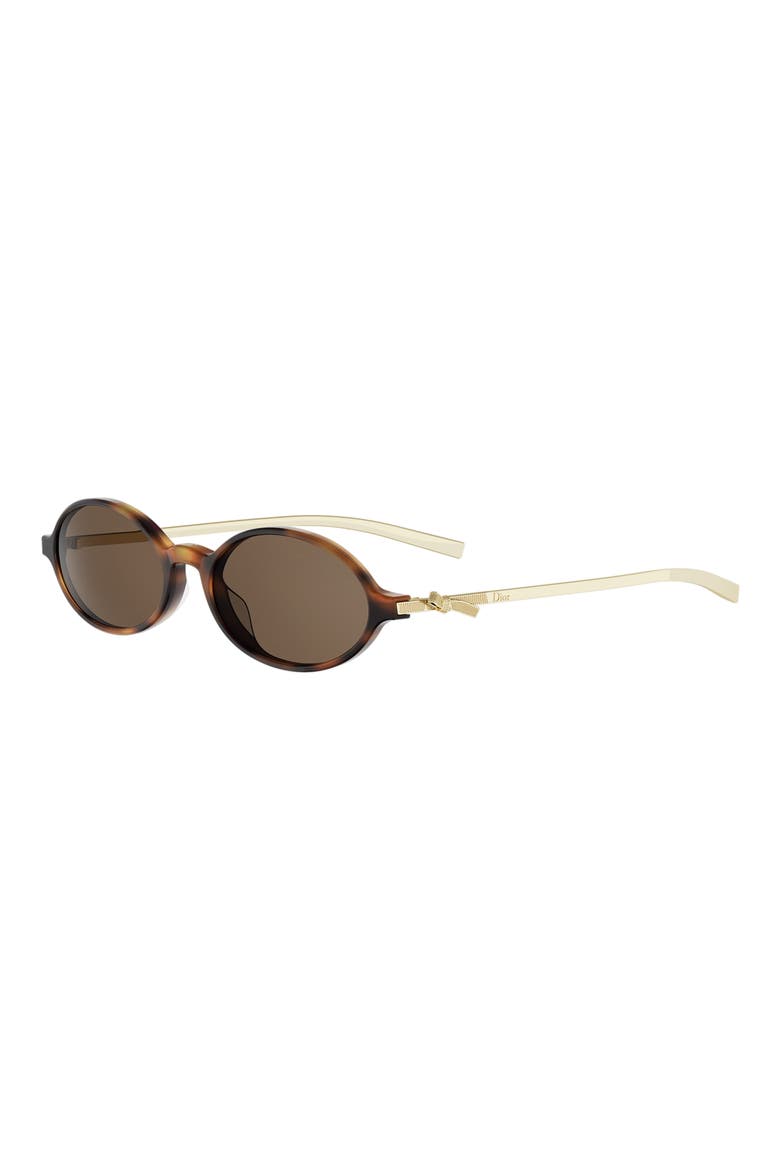 Bow R2I Oval Sunglasses, Alternate, color, BLONDE HAVANA / BROWN