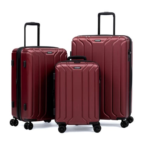 New York 3 Piece Set (20" 24" 28") 4-Wheel Luggage Set + 3 packing cubes