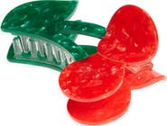 Solar Eclipse Cherry Claw Hair Clip