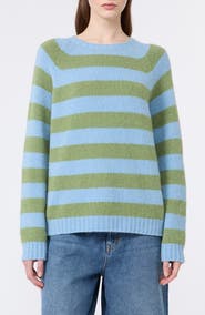 Weekend Max Mara Hiacchi Stripe Crewneck Sweater