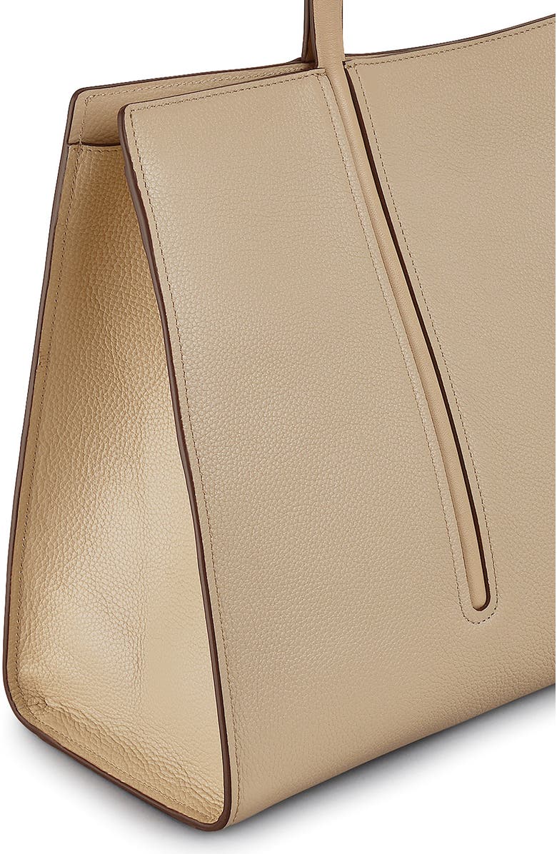 Radley Portland Place Large Open Top Leather Tote, Alternate, color, Stone