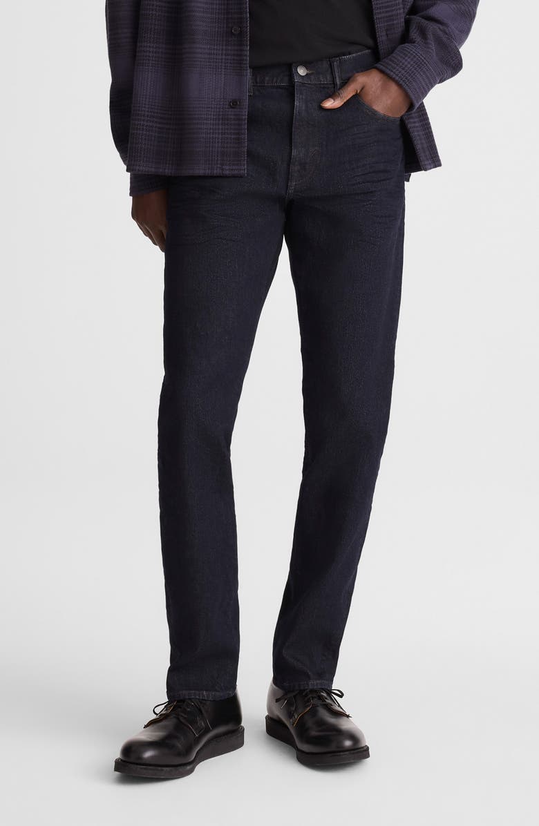 Madewell Athletic Slim Jeans, Main, color, Rinse