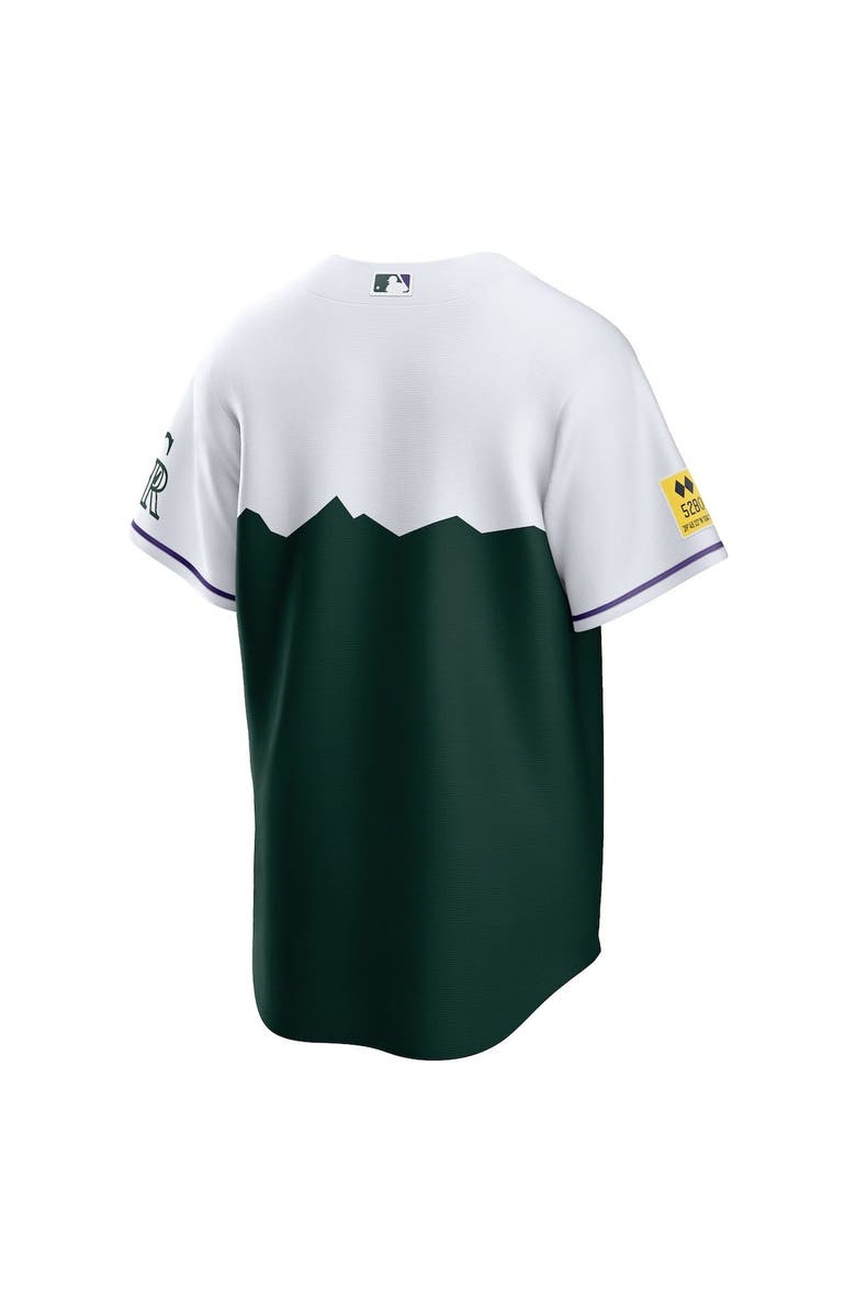 Nike Men's Nike Green Colorado Rockies City Connect Replica Team Jersey, Alternate, color, 