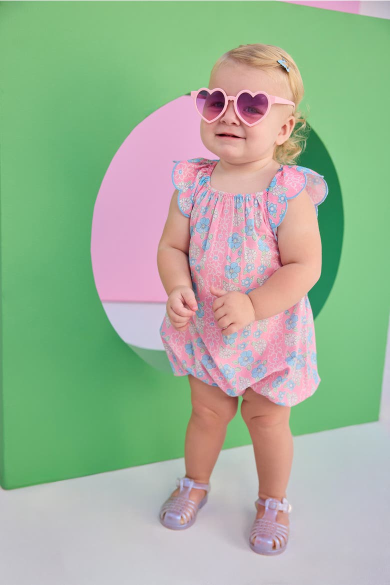 Kids' Scallop Amalfi Bubble, Alternate, color, Spring Marguerite Floral