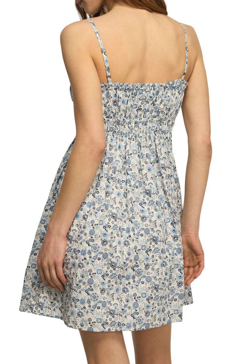 Lucky Brand Floral Print Minidress, Alternate, color, 
