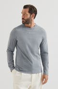 Brunello Cucinelli Cotton jersey long sleeve crew neck T-shirt