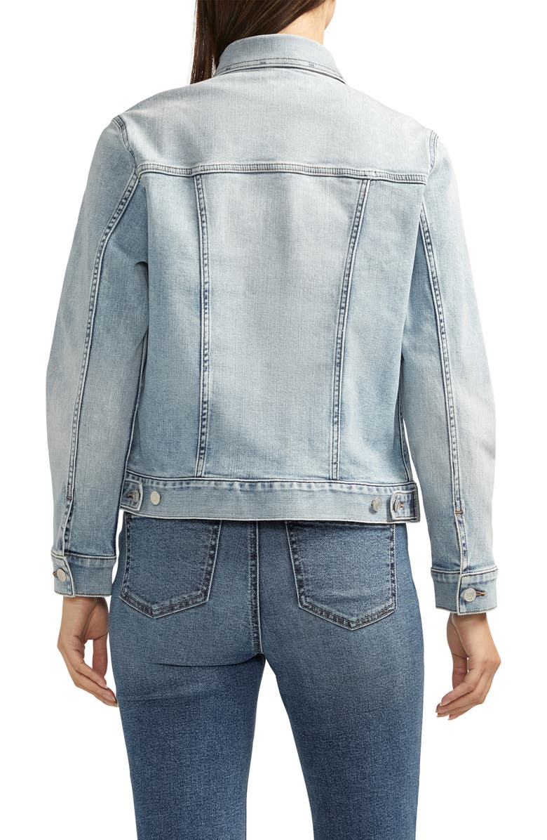 JAG Kiara Denim Trucker Jacket, Alternate, color,