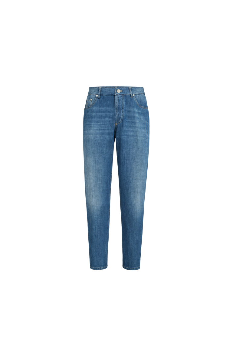 Lightweight denim trousers, Alternate, color, Medium Denim