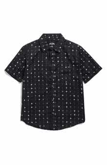 Billabong Kids' Sundays Short Sleeve Button-Up Shirt