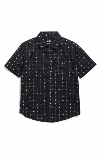 Billabong Kids' Sundays Short Sleeve Button-Up Shirt