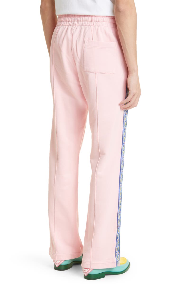 Casablanca Laurel Tape Organic Cotton Sweatpants, Alternate, color,