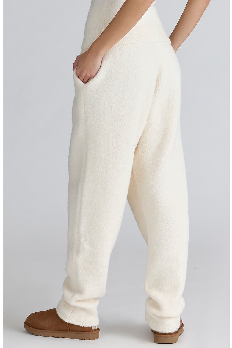 Geena Bouclè Knit Pants, Alternate, color, IVORY