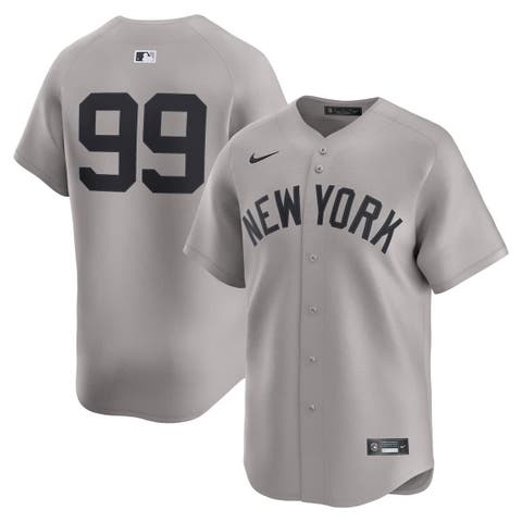 Men's Nike Aaron Judge Gray New York Yankees Road Limited Player Jersey