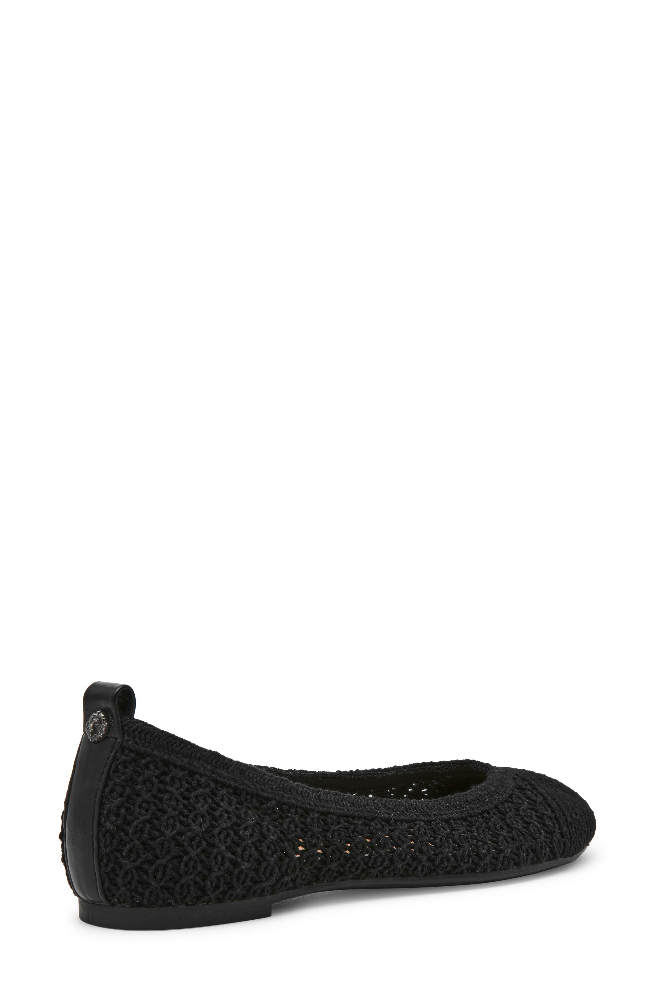 Anne Klein Josey Flat, Alternate, color, Black Woven