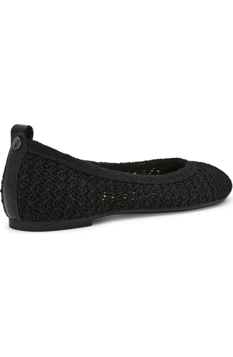 Anne Klein Josey Flat, Alternate, color, Black Woven