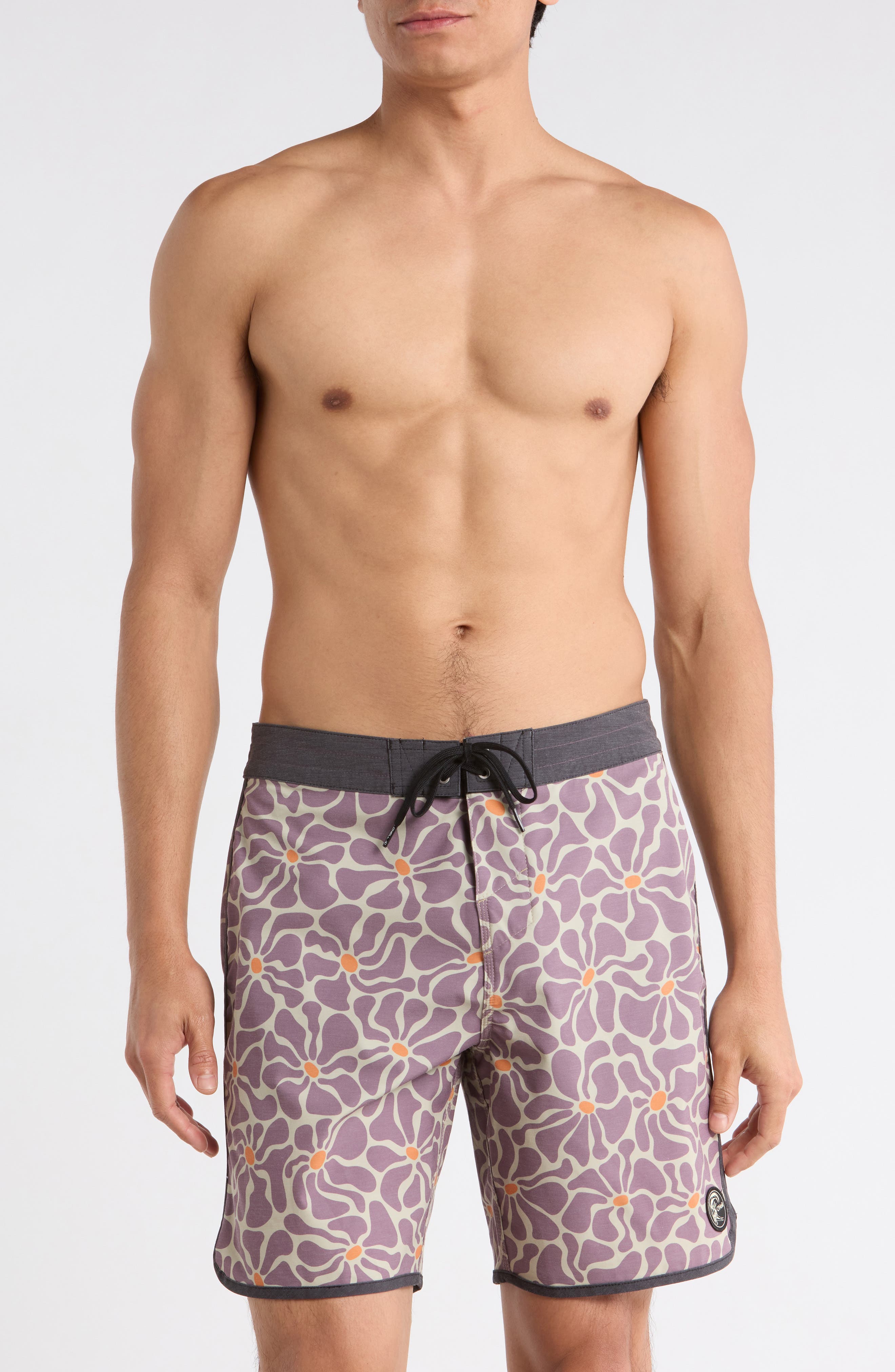 O'Neill OG Print Scallop Swim Trunks