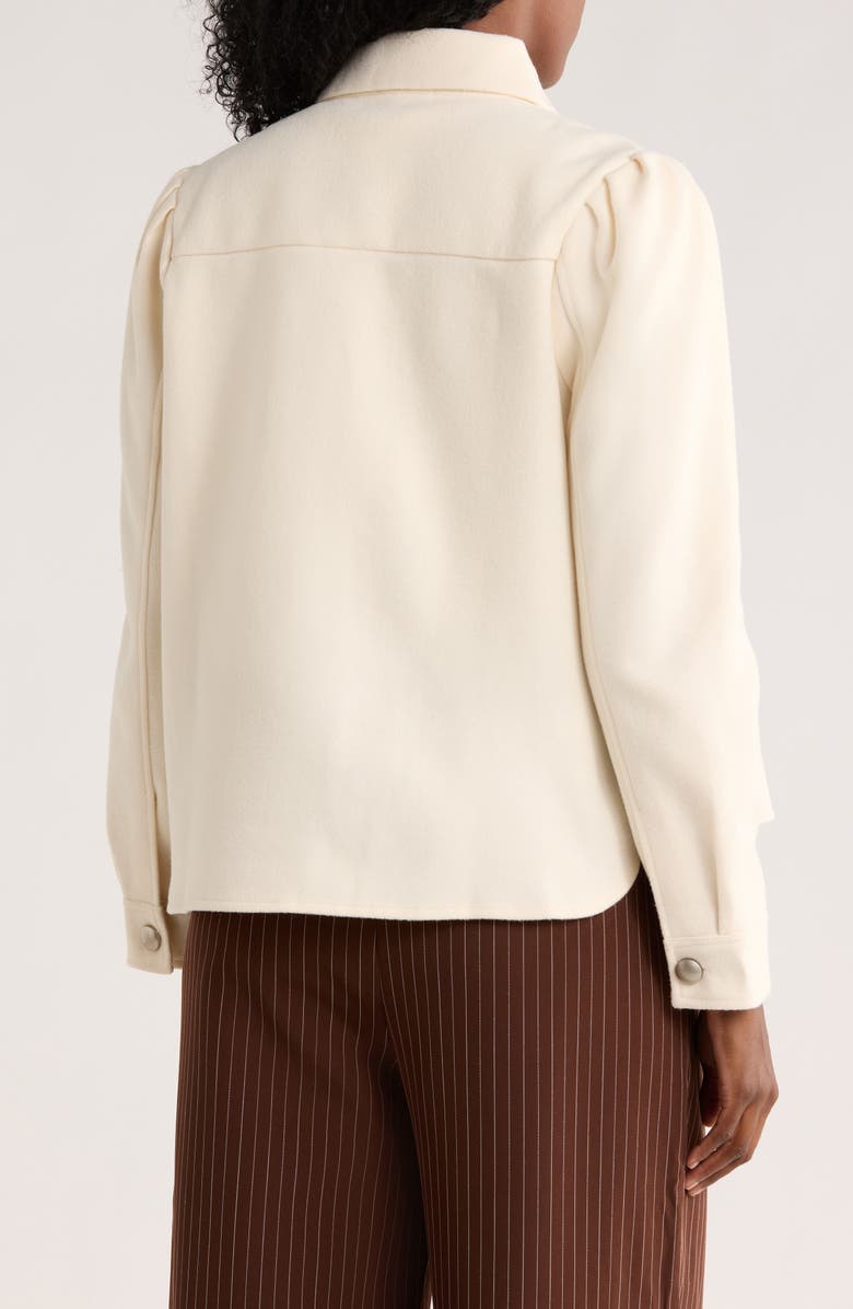 AREA STARS Isla Shirt Jacket, Alternate, color, Ivory