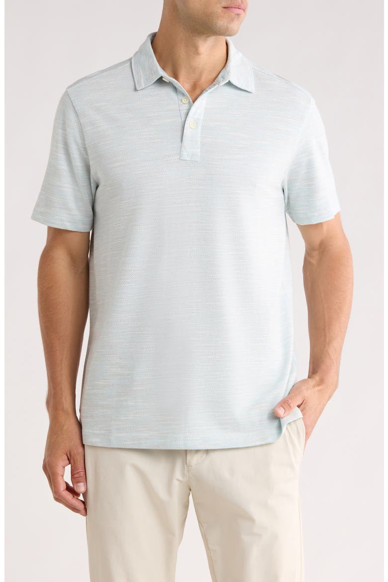 Ocean Sails Knit Polo, Main, color, SPRING SKY