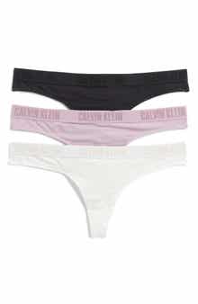 Calvin Klein Logo Thong - Pack of 3