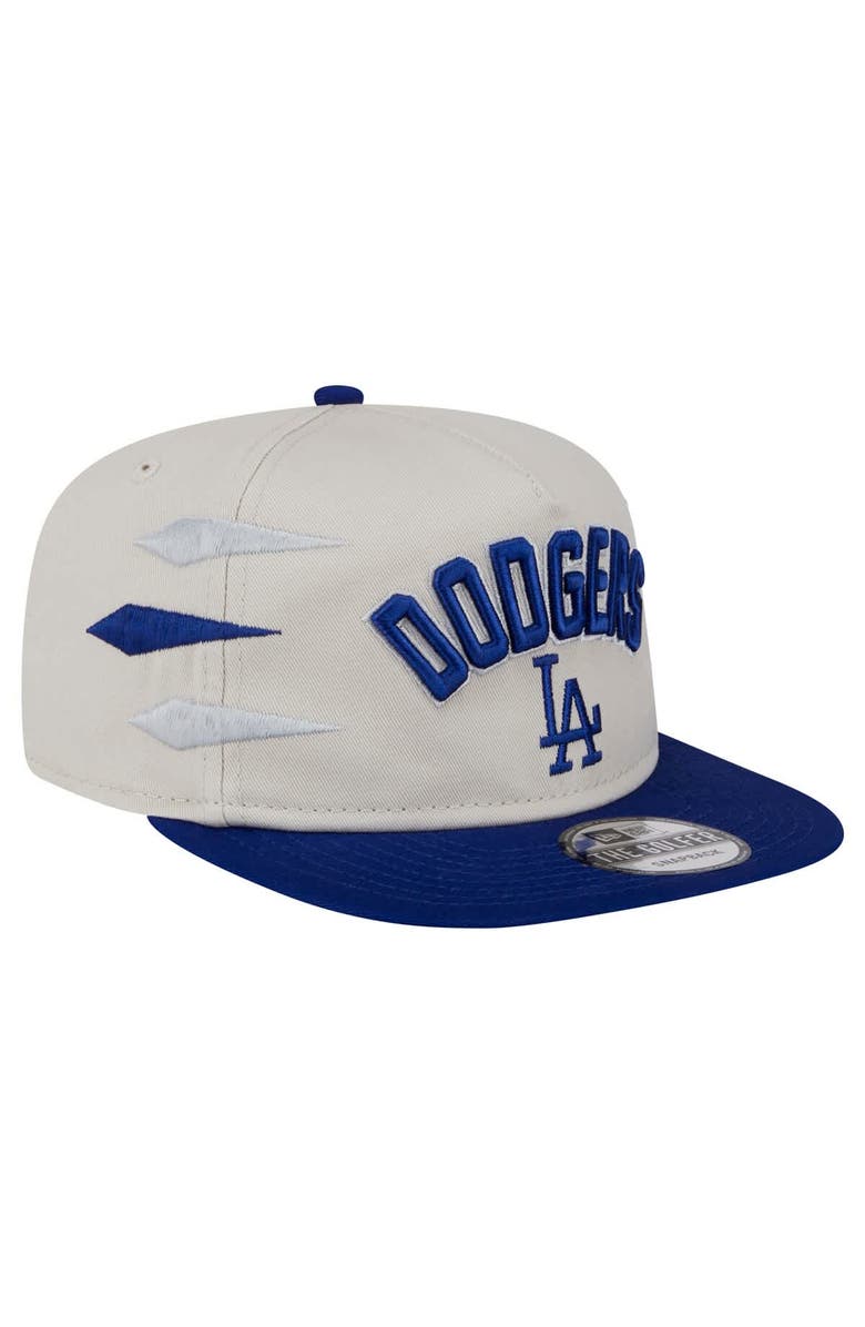 New Era Men's New Era Cream Los Angeles Dodgers Iron Golfer Snapback Hat, Alternate, color, Cream